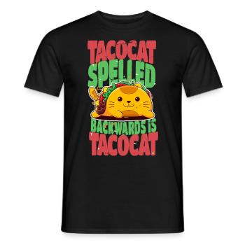 taco - Men's T-Shirt - black - Front - AI Model Male 178 light (178cm)