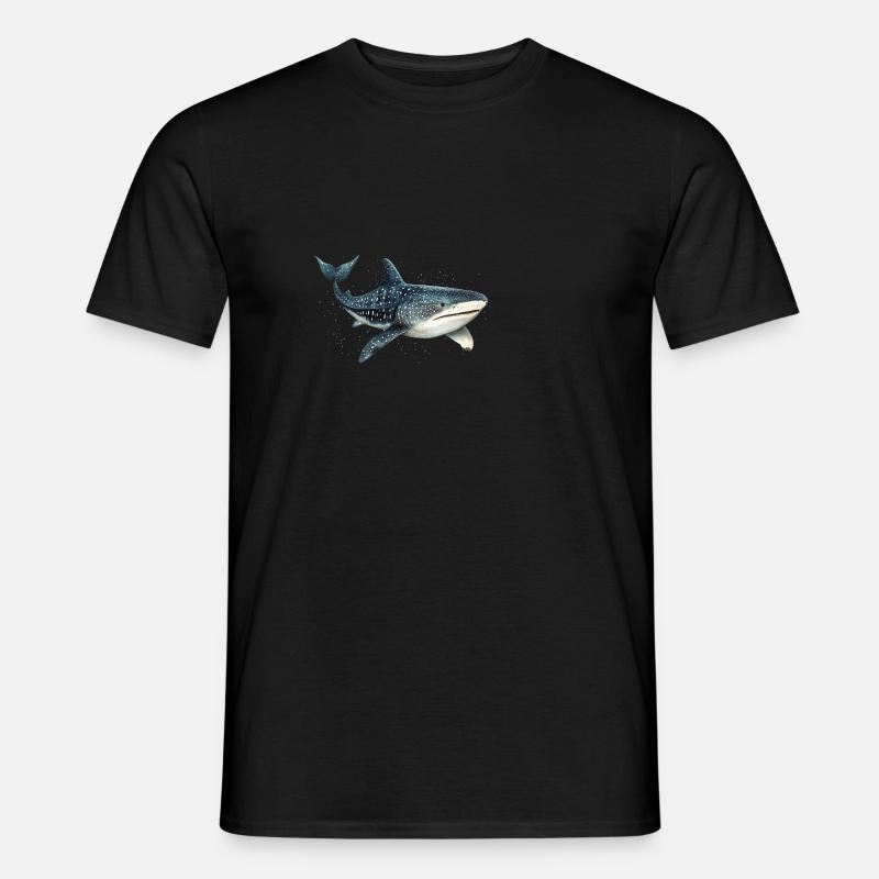 Walhai - Männer T-Shirt - Schwarz