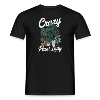 Jardinier Jardinage Plantes de jardin - T-shirt homme - noir - Devant - AI Model Male 178 light (178cm)