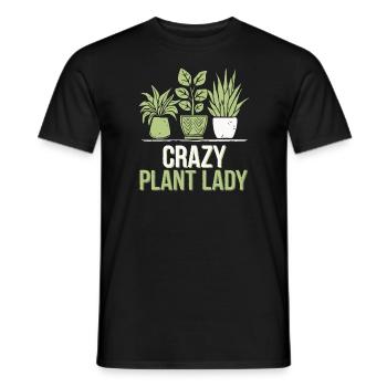 Jardinier Jardinage Plantes de jardin - T-shirt homme - noir - Devant - AI Model Male 178 light (178cm)