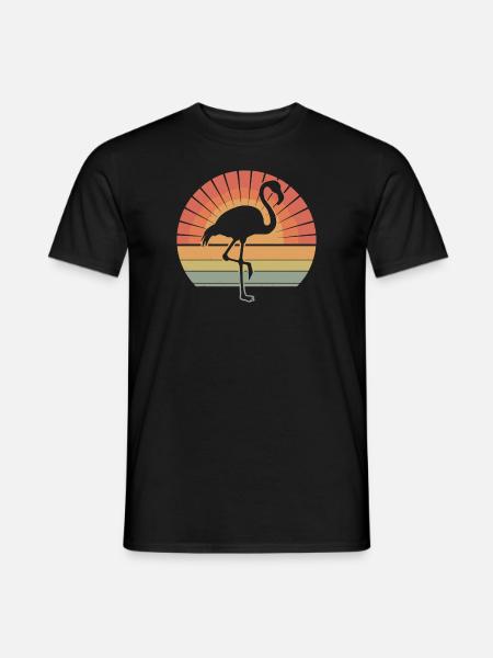 Flamingo - Men's T-Shirt - black