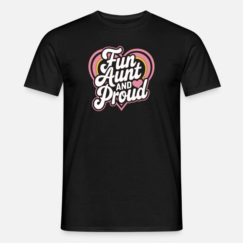 Tante - Männer T-Shirt - Schwarz