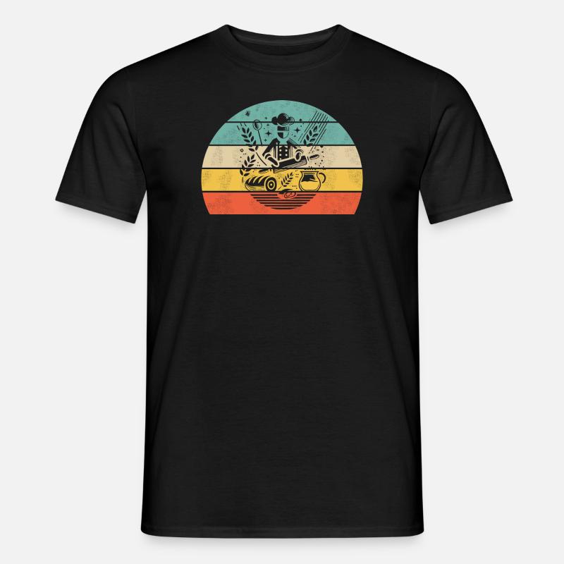 Bäcker - Männer T-Shirt - Schwarz