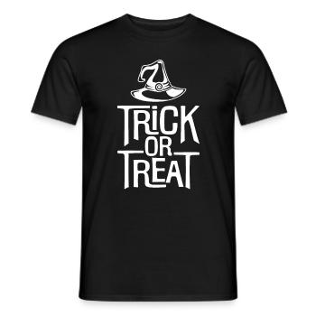 Trick or Treat - Men's T-Shirt - black - Front - AI Model Male 178 light (178cm)