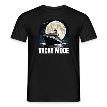 Vacay Mode Cruise Ship Vacation Group Matching - Männer T-Shirt - Schwarz - Vorne - AI Model Male 178 light (178cm)