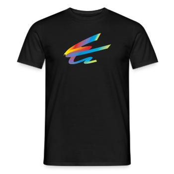 Regenbogenfantasie - Männer T-Shirt - Schwarz - Vorne - AI Model Male 178 light (178cm)