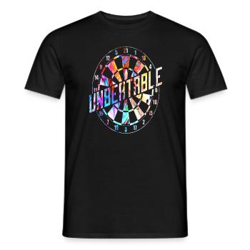 Fléchettes Fléchettes fléchettes - T-shirt homme - noir - Devant - AI Model Male 178 light (178cm)