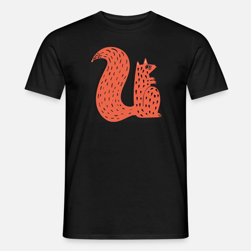 Eichhörnchen mit Schatten - Männer T-Shirt - undefined