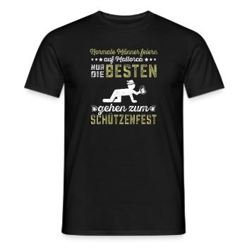 Sportschütze Sportschießen Königskompanie - Männer T-Shirt - Schwarz - Vorne - AI Model Male 178 light (178cm)
