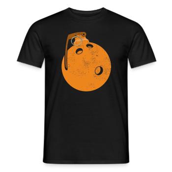 Bowling Kugel Granate Bowlingspieler Geschenk - Männer T-Shirt - Schwarz - Vorne - AI Model Male 178 light (178cm)