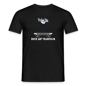 Turner Akrobatisch Trampolin Turnerin Wettkampf - Männer T-Shirt - Schwarz - Vorne - AI Model Male 178 light (178cm)