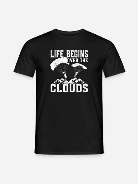 Paragliders Paragliding Paragliders - Men's T-Shirt - black