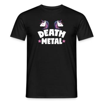 Death Metal - Männer T-Shirt - Schwarz - Vorne - AI Model Male 178 light (178cm)