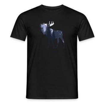 Élan - T-shirt homme - noir - Devant - AI Model Male 178 light (178cm)