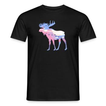 Élan - T-shirt homme - noir - Devant - AI Model Male 178 light (178cm)
