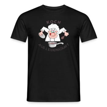 Amateur cook - cook - hobby - Men's T-Shirt - black - Front - AI Model Male 178 light (178cm)