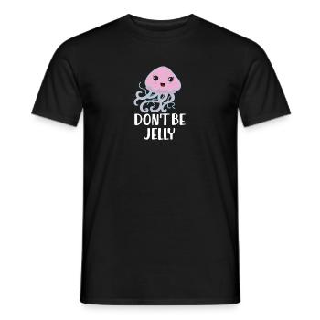 Cadeau drôle d'enfants de méduses mignons - T-shirt homme - noir - Devant - AI Model Male 178 light (178cm)