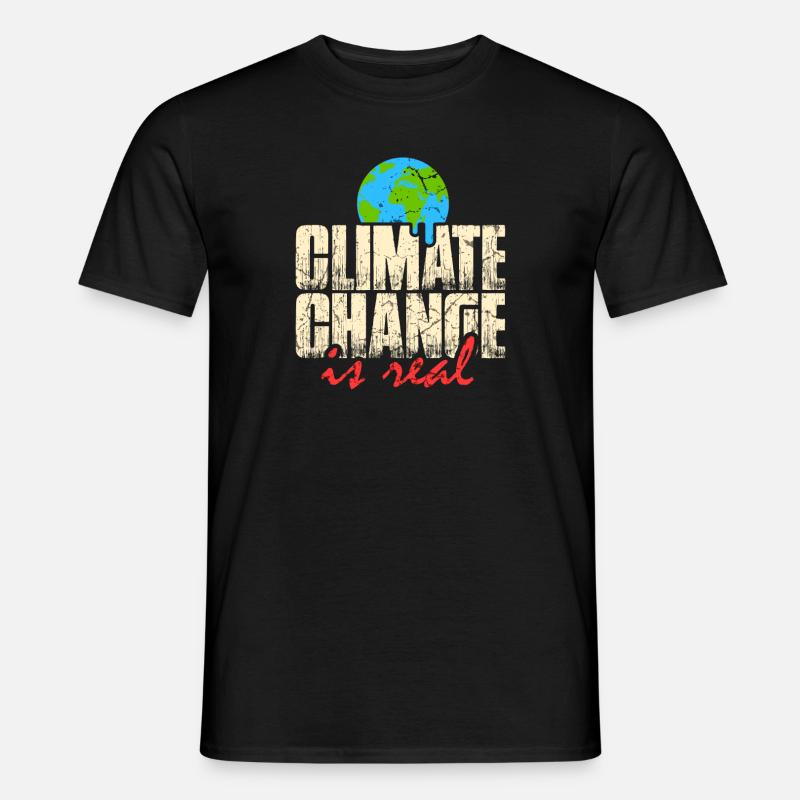 Climate Change is real - Männer T-Shirt - Schwarz
