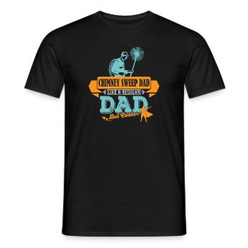 Schornsteinfeger Vater cooler Papa - Männer T-Shirt - Schwarz - Vorne - AI Model Male 178 light (178cm)
