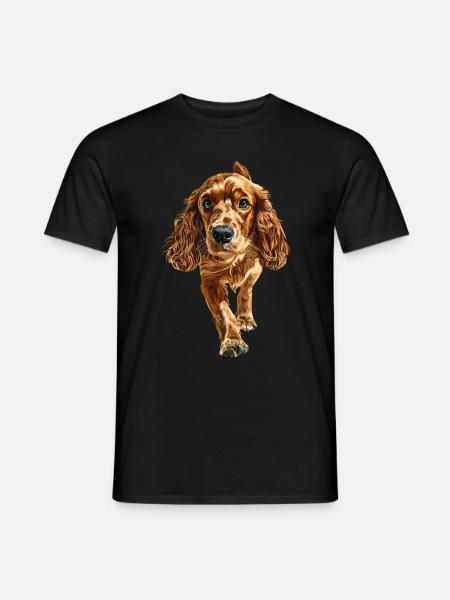 Cocker Spaniel - Männer T-Shirt - Schwarz
