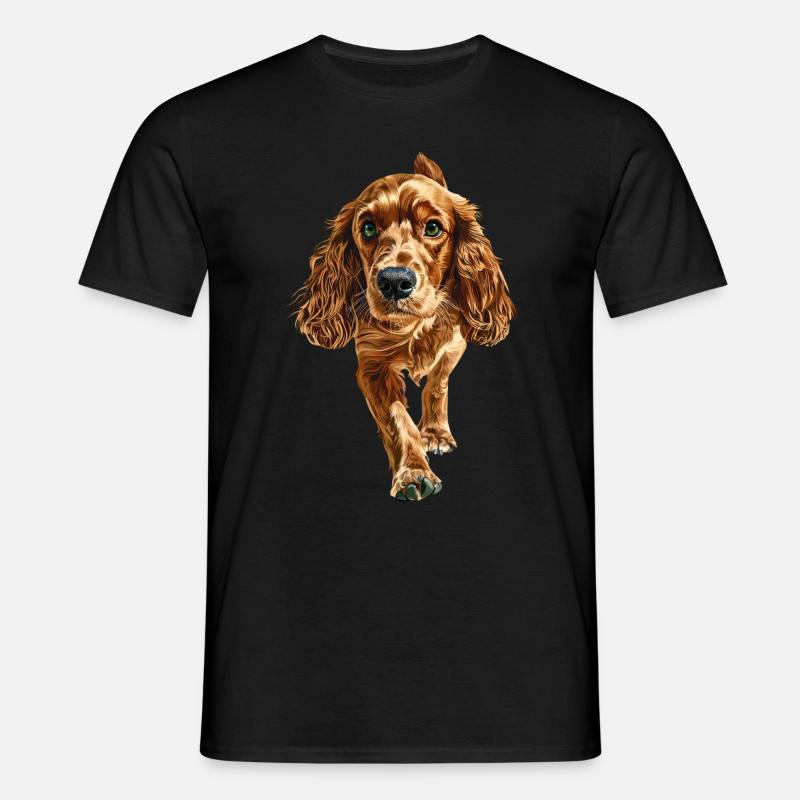 Cocker Spaniel - Männer T-Shirt - Schwarz