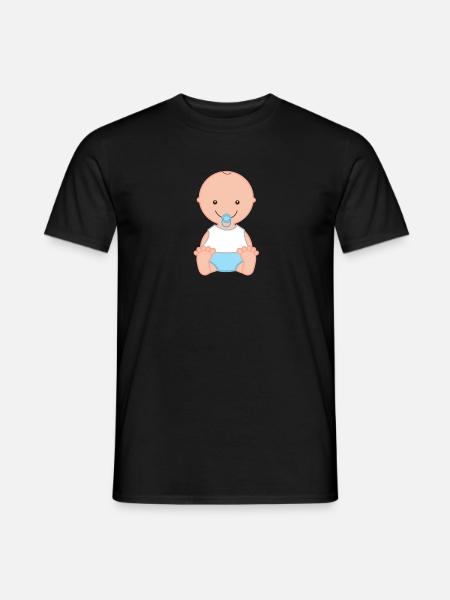 bébé - T-shirt homme - noir