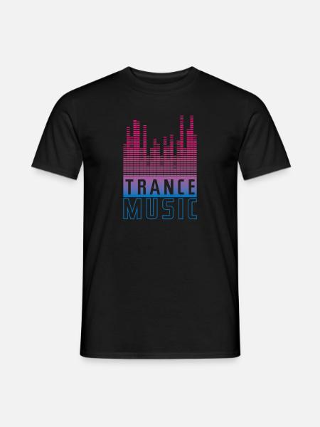 Synthesizer design for trance music fans - Men's T-Shirt - black