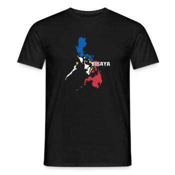 Bisaya design for Cebu Filipinos and Filipinas - Men's T-Shirt - black - Front - AI Model Male 178 light (178cm)