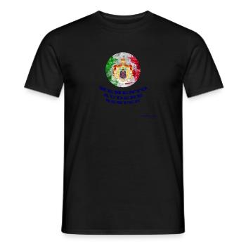 MEMENTO AUDERE SEMPER - Men's T-Shirt - black - Front - AI Model Male 178 light (178cm)