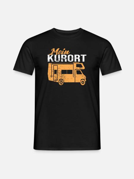Mein Kurort Wohnwagen Caravan Wohnmobil - Männer T-Shirt - Schwarz