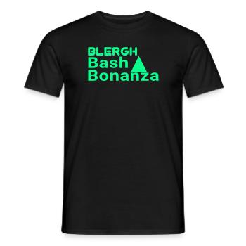 Blergh Bash Bonanza - Men's T-Shirt - black - Front - AI Model Male 178 light (178cm)