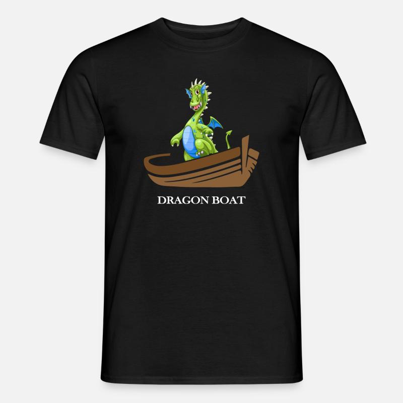 drachenbootrennen chinesisches drachenboot - Männer T-Shirt - Schwarz