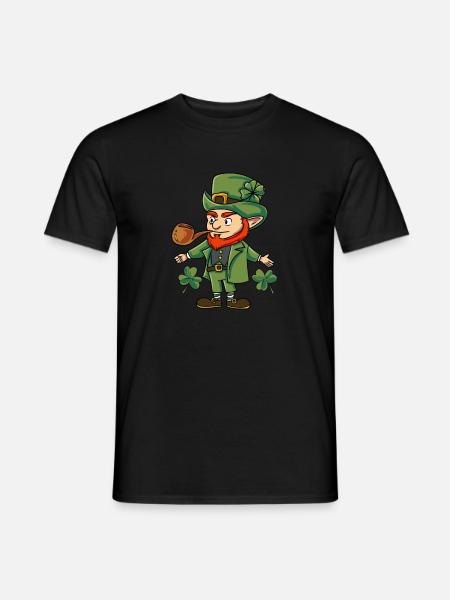 Leprechaun Goblin Irlande - T-shirt homme - noir