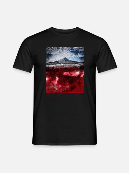 Mount Fuji, Japan - Men's T-Shirt - black