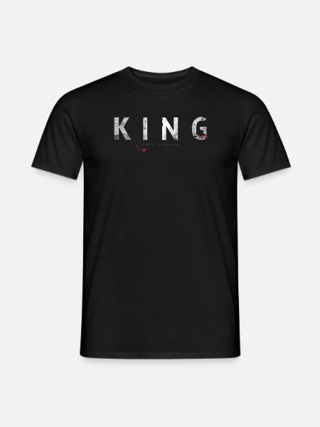 King Logo Font - Men's T-Shirt - black