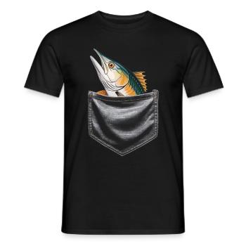 Tarpon - Männer T-Shirt - Schwarz - Vorne - AI Model Male 178 light (178cm)