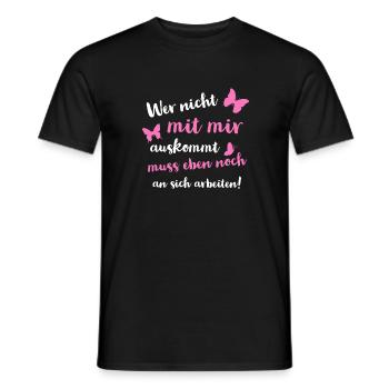 Frecher Spruch starke selbstbewusste Frauen - Männer T-Shirt - Schwarz - Vorne - AI Model Male 178 light (178cm)