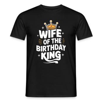 Femme Épouse Partenaire Famille Marié - T-shirt homme - noir - Devant - AI Model Male 178 light (178cm)