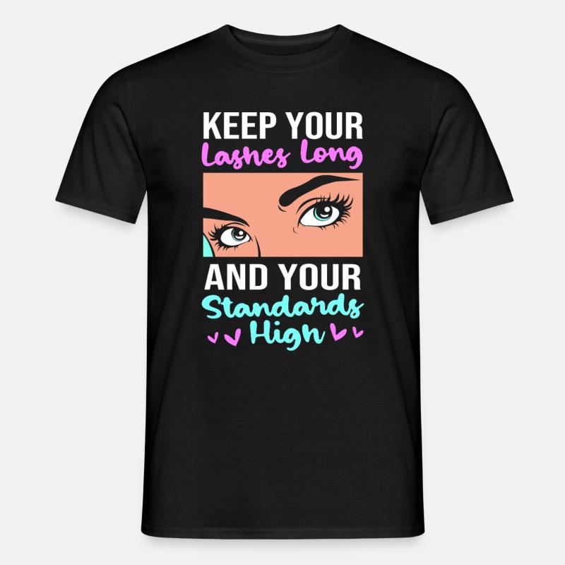 Kosmetikerin Make-up Kosmetik - Männer T-Shirt - Schwarz