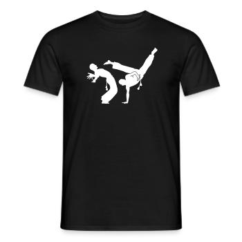 capoeira - T-shirt homme - noir - Devant - AI Model Male 178 light (178cm)