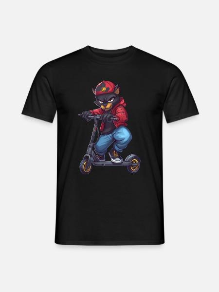 Panther Scooter - Men's T-Shirt - black
