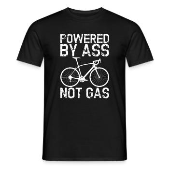 Propulsé par des basses, pas du gaz - T-shirt homme - noir - Devant - AI Model Male 178 light (178cm)