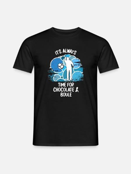 Boule Petanque Boccia Boules Chocolate - Men's T-Shirt - black
