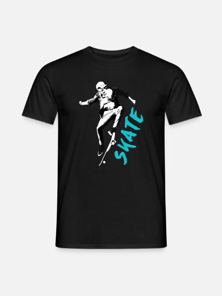 SKATE TSHIRT 2024 - Men's T-Shirt - black