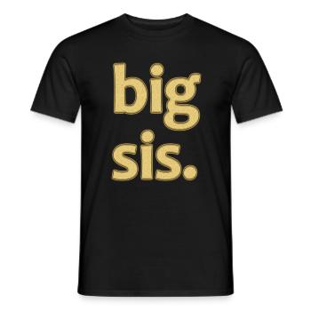 Conception ludique de gros poissons - T-shirt homme - noir - Devant - AI Model Male 178 light (178cm)