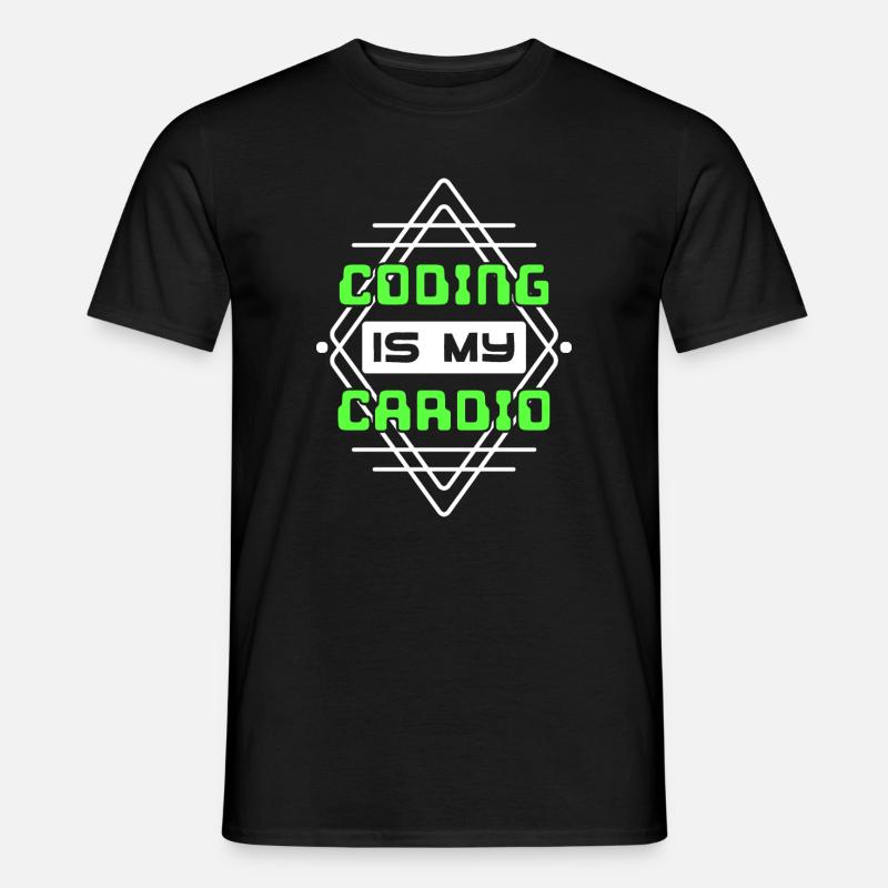 Developer Statement Code Skripting Webentwickler - Männer T-Shirt - Schwarz