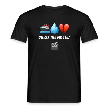 Emotionell Jojo och Isberg Motiv - T-shirt homme - noir - Devant - AI Model Male 178 light (178cm)