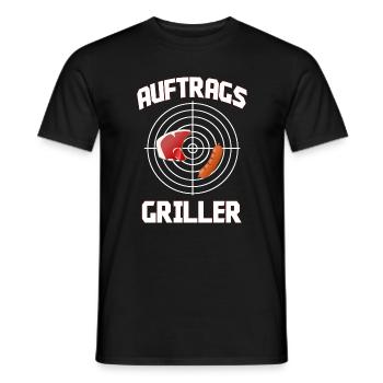 BBQ Grillades Fête des Pères Cadeau de la Journée des Hommes - T-shirt homme - noir - Devant - AI Model Male 178 light (178cm)