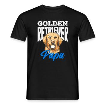 Golden Retriever Owner Owner Gift - Men's T-Shirt - black - Front - AI Model Male 178 light (178cm)