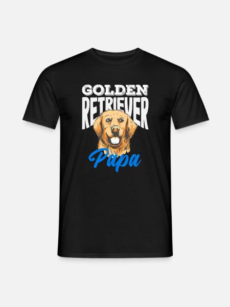 Golden Retriever Owner Owner Gift - Men's T-Shirt - black